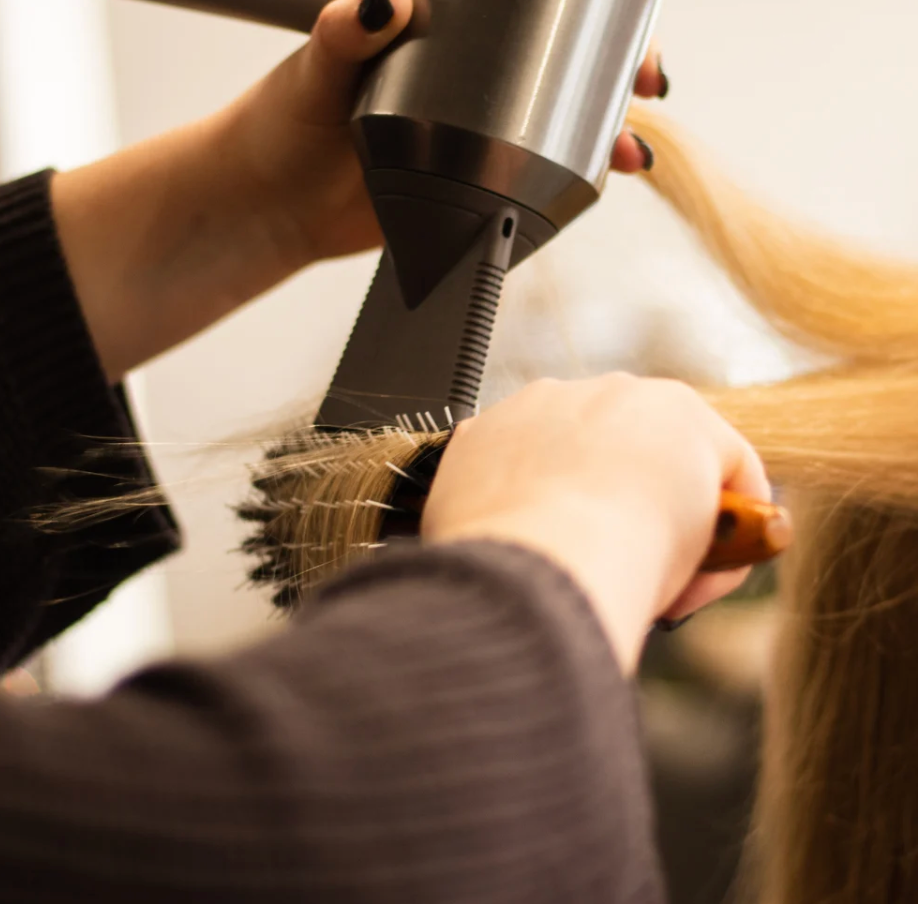 Blowdry finish