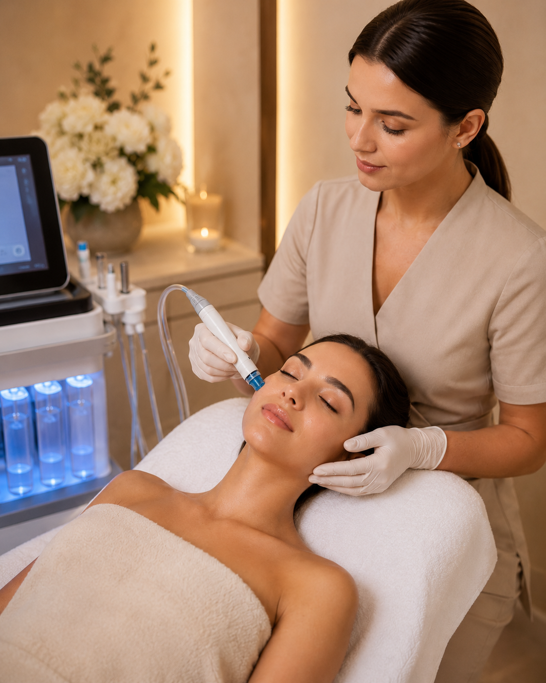 Hydrafacial treatment